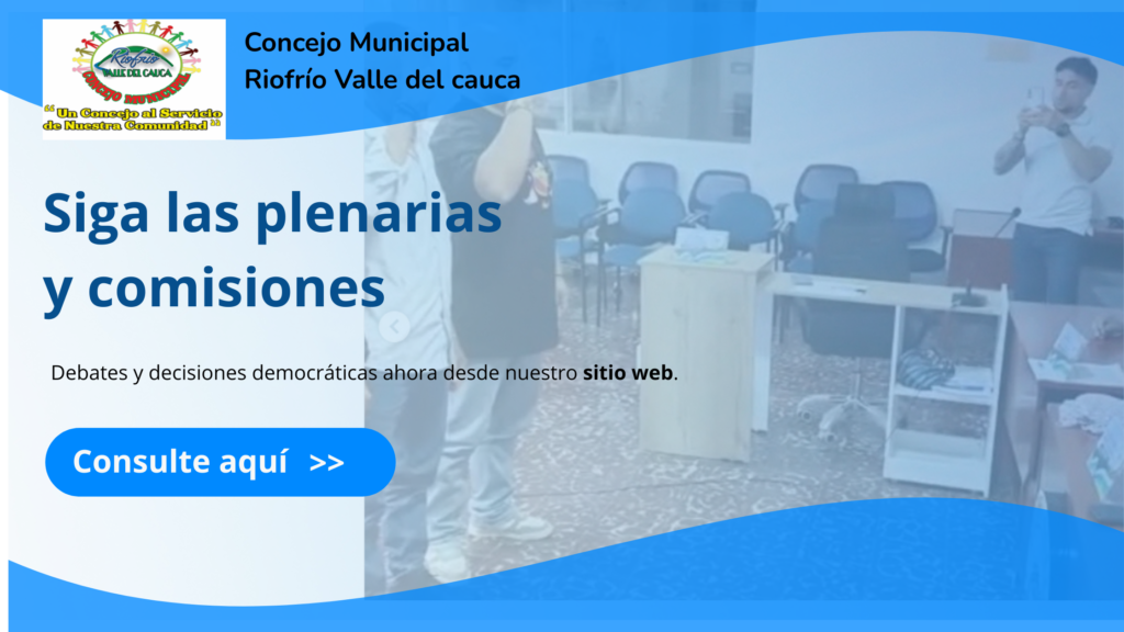 Plenarias extraordinarias transmitidas en vivo por el Concejo Municipal en la página web oficial