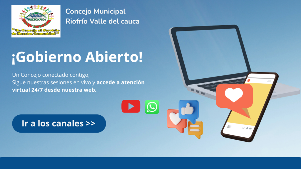 Gobierno abierto, un Concejo más cercano con atención ciudadana 24/7 en la página web oficial