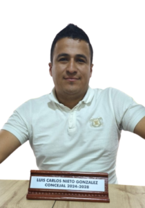 Imagen del Concejal Luis Carlos González Nieto integrando la mesa directiva del Concejo Municipal de Riofrío Valle del Cauca como vicepresidente para el periodo 2026